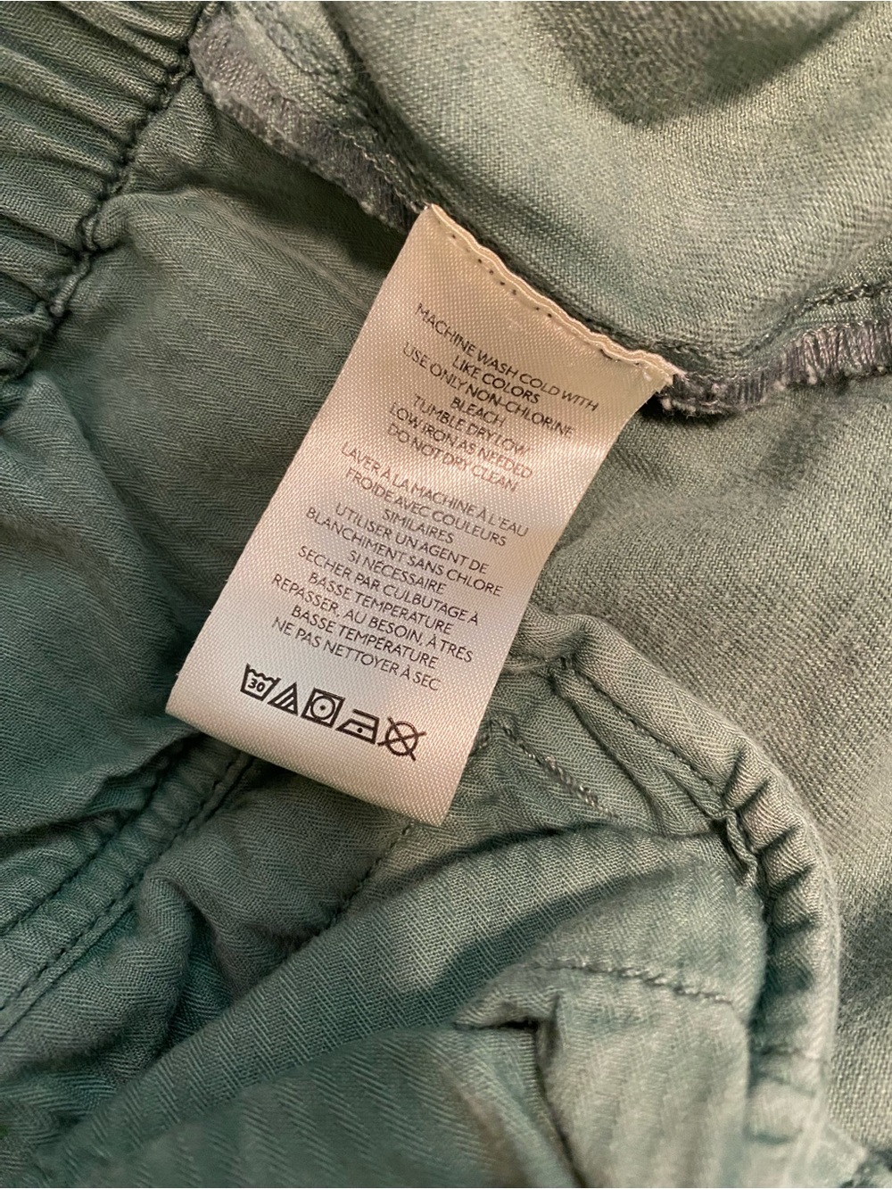 Free People Julien Wide Leg Chino Trouser Pants in Green - Picture 7 of 12
